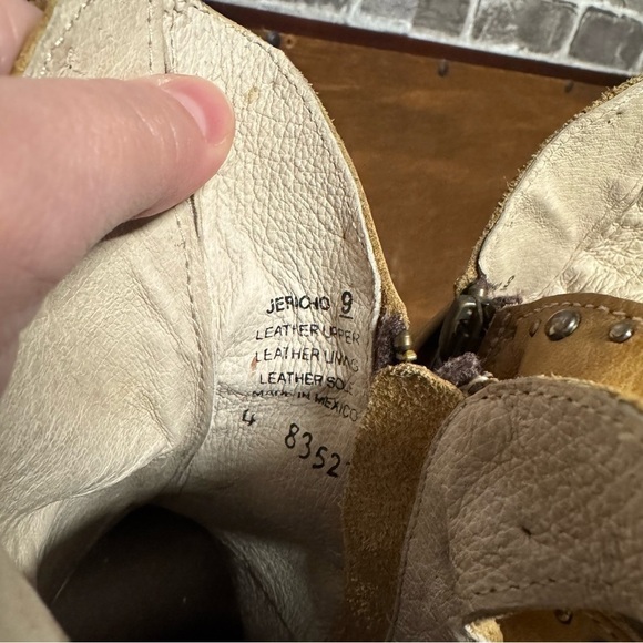 NEW FreeBird Jericho Bootie tan leather ankle strap - Picture 11 of 16